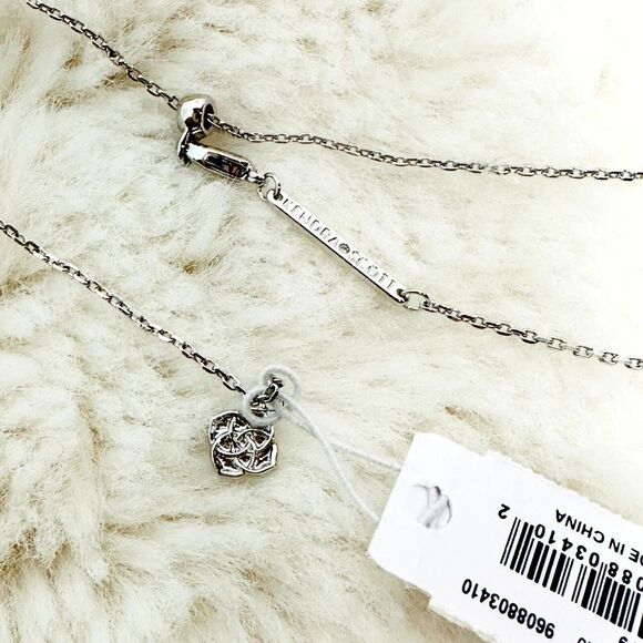 Kendra Scott Necklace Women's Silver Pastel Crystal Adjustable Chain 19" NWT $75 - Picture 8 of 10